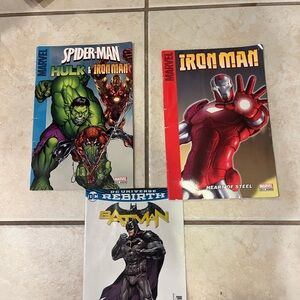 Marvel Comics Set - Spider-Man, Hulk, Iron Man
